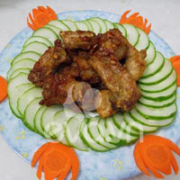 Sườn chiên bơ ngon ơi là ngon