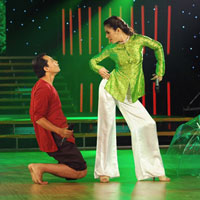 Vân Trang đã mang đến một phần trĩnh diễn vô cùng hấp dẫn