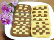 Bếp Eva - Bánh quy hình bàn cờ giòn tan