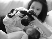 Bà bầu - Gặp "mẹ sữa" mê mẩn chụp ảnh cho con ti