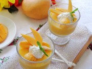 Thực đơn – Công thức - Pudding xoài thơm ngon, thanh mát