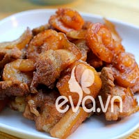 Tôm rang thịt ba chỉ ngon lạ