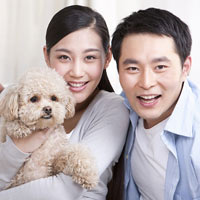 Anh, em và chó mèo (Ảnh minh họa)