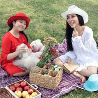Hiền Thục và con gái Gia Bảo