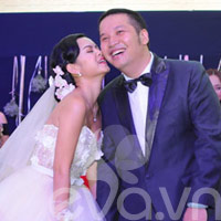 Quỳnh Anh và chồng