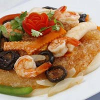 Miến xào hải sản