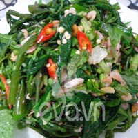 Nộm rau muống ngon cho cả nhà nè