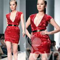 Chung Thục Quyên khoe vòng 1 gợi cảm