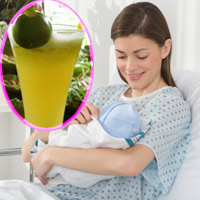 Nước ép mía + nõn ngó sen giúp sản phụ khỏi chứng bí tiểu.