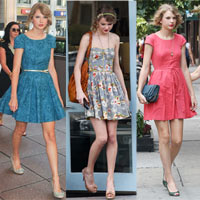 Taylor Swift xinh yêu trên phố