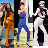Hồ Ngọc Hà cá tính cùng jumpsuit