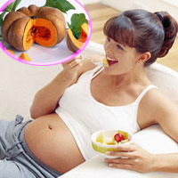 Bí đỏ chứa nhiều dưỡng chất tốt cho mẹ bầu. (ảnh minh họa)