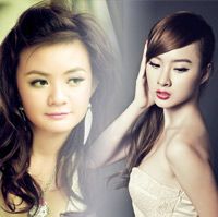 Xuân Mai và Phương Trinh là hai hotgirl nổi tiếng showbiz Việt