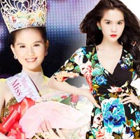 Ngọc Trinh và vương miện cuộc thi HHVN hoàn cầu
