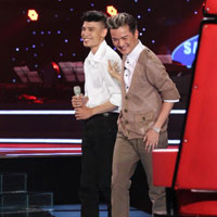 Mr Đàm và thí sinh Kim Cương