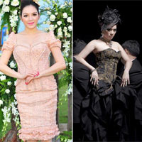 Váy Alexander McQueen của Lý Nhã Kỳ
