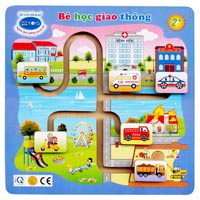 Trò chơi Bé học giao thông
