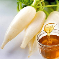 Củ cải trắng và mật ong