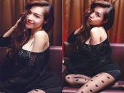 Thời trang - Elly Trần chân thon gợi cảm đón Noel