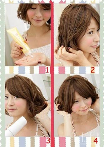Tạo kiểu tóc xoăn với gel và máy sấy - 18