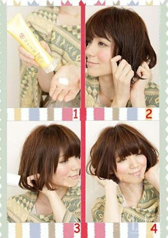 Tạo kiểu tóc xoăn với gel và máy sấy - 22