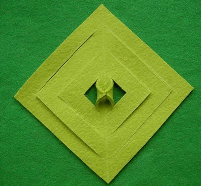 Làm dây trang trí bằng vải nỉ - 4