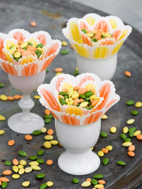 Bàn tiệc đẹp mê ly với hoa và trứng - 1