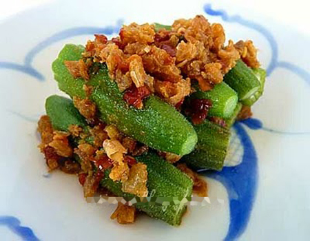 Salad đậu bắp cay lạ miệng - 3