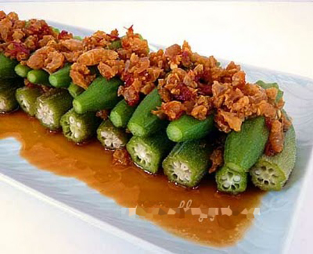 Salad đậu bắp cay lạ miệng - 5