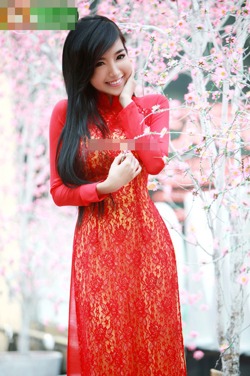 Áo dài ren - lựa chọn mới cho cô dâu Việt - 13
