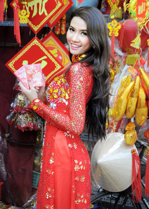 Kiểu tóc nào cho áo dài truyền thống - 11