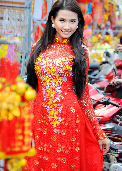 Kiểu tóc nào cho áo dài truyền thống - 12