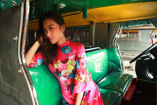 Đoan Trang: 'Tôi không biến dạng chiếc áo dài' - 3