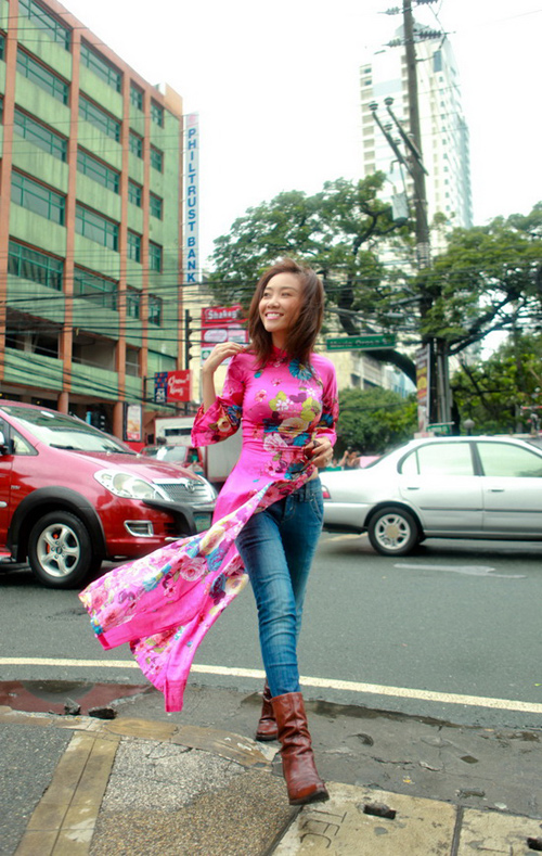 Đoan Trang: 'Tôi không biến dạng chiếc áo dài' - 1