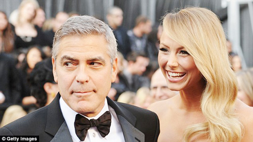 George Clooney quấn quýt bồ tại Oscar 2012 - 3