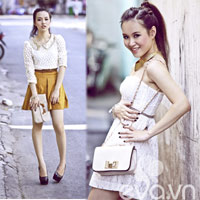 Eva đẹp: Phong cách của tín đồ màu trắng