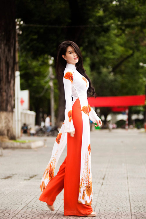 10 my nhan mac ao dai dep nhat showbiz - 10