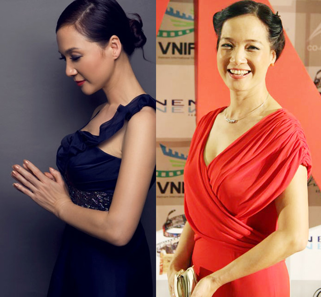 Ngẩn ngơ ngắm Lê Khanh cổ cao ba ngấn