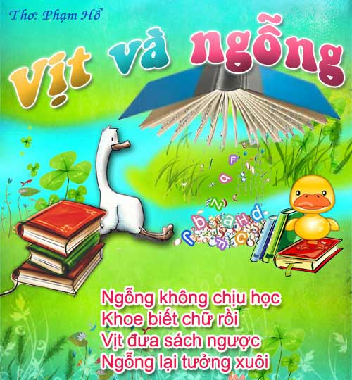 me ke con nghe: "vit va ngong" - 1