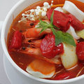 Bếp Eva - Canh gấc hải sản cho cả tháng may mắn