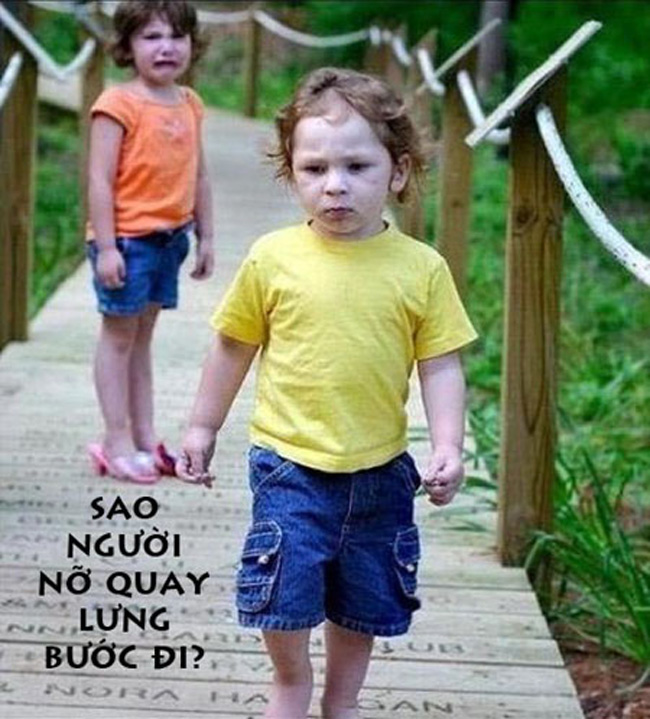 ' Chết ' cười khi nhìn bé ' tương tư '