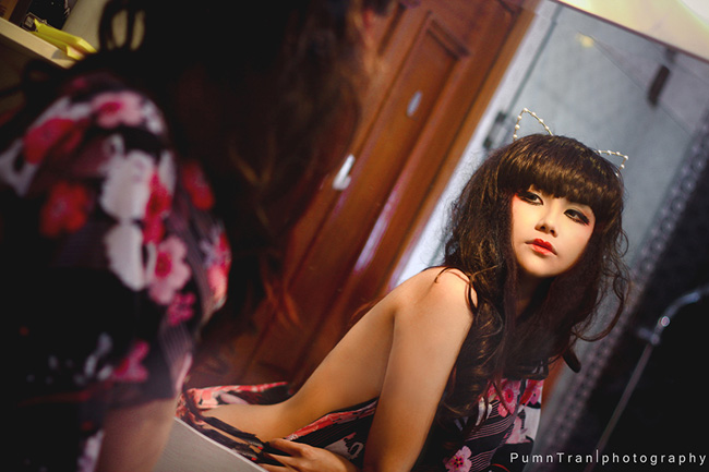 Ngắm nàng Geisha gợi cảm