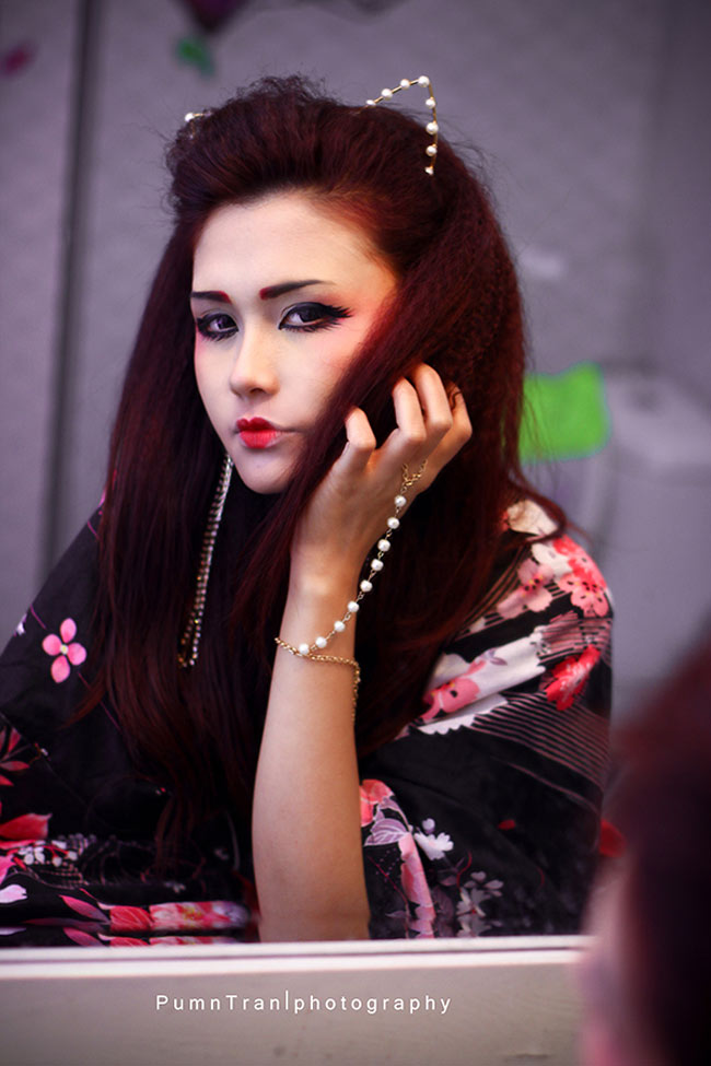 Ngắm nàng Geisha gợi cảm