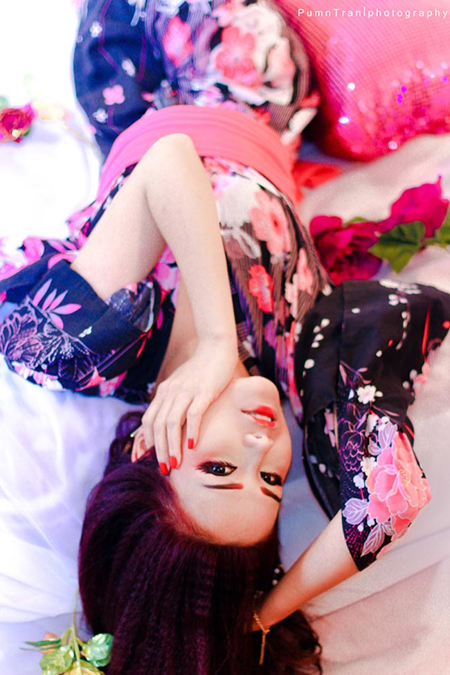 Ngắm nàng Geisha gợi cảm