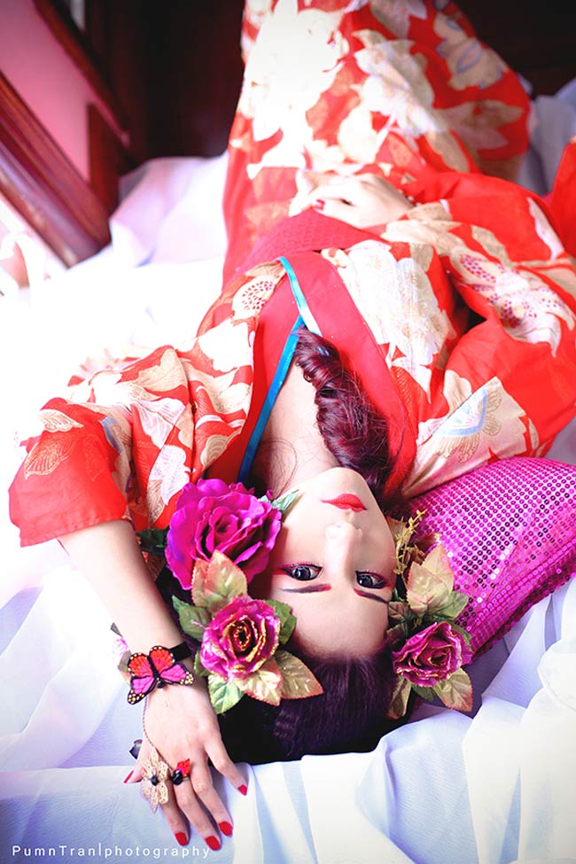 Ngắm nàng Geisha gợi cảm