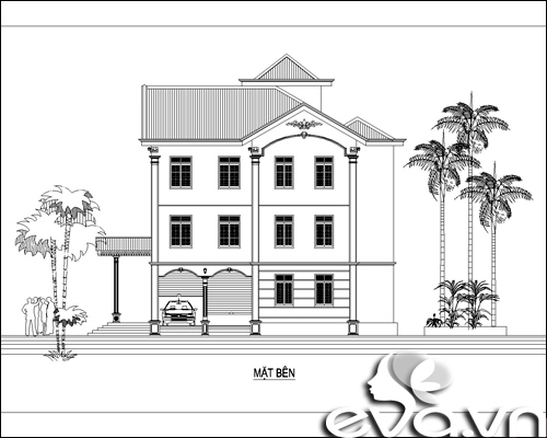 uoc ao xay 320m2 nha mai doc sanh dieu - 6