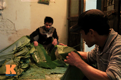 lang 'xuat khau' banh chung tat bat dip tet - 3