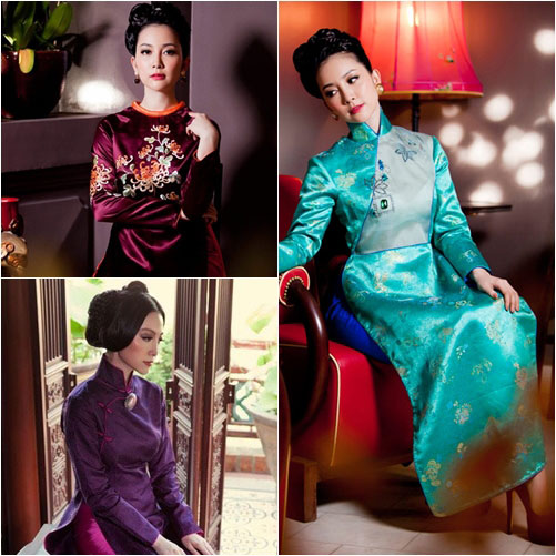 top 4 my nhan gay "me hoac" voi ao dai - 1