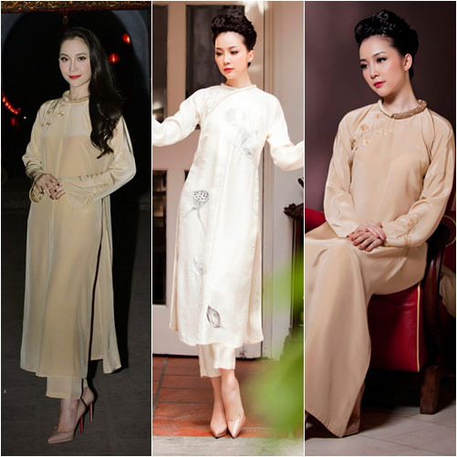 top 4 my nhan gay "me hoac" voi ao dai - 2