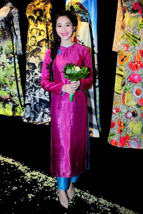 top 4 my nhan gay "me hoac" voi ao dai - 6